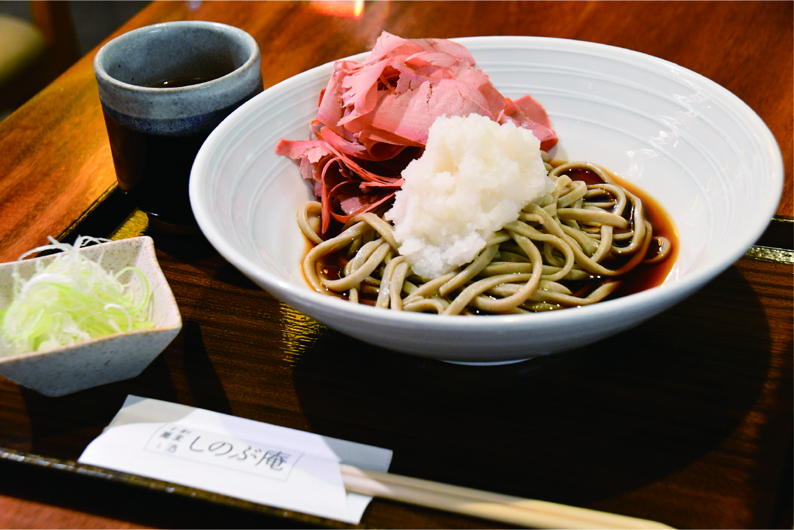 削りたて半生かつお節辛味大根おろし蕎麦 画像